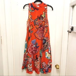 Maeve Larkhill Swing Dress 100% Silk. Size: Extra Extra Small